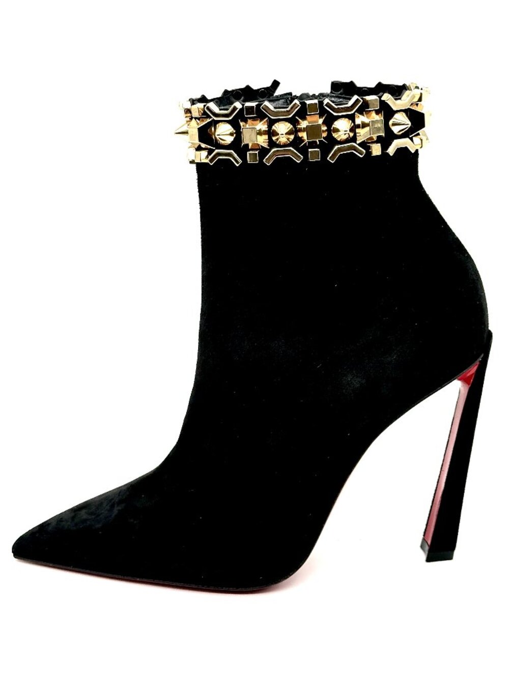 Christian Louboutin ASTEROISPIKES BOOTY 100 Spiked Stud Boots Heel Bootie